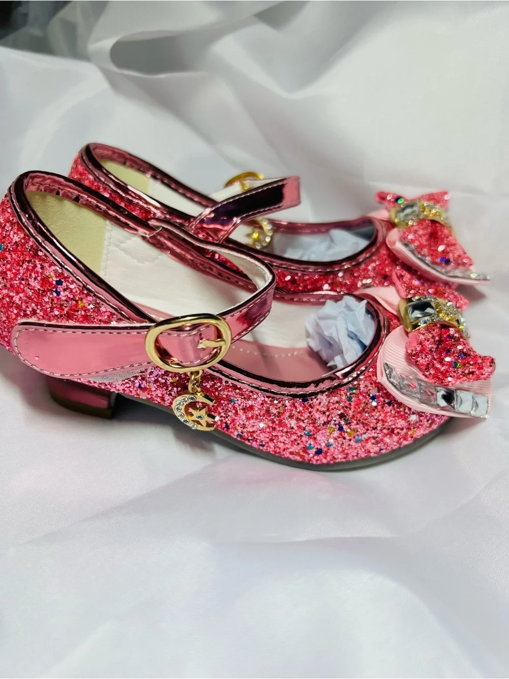 Pink glitter